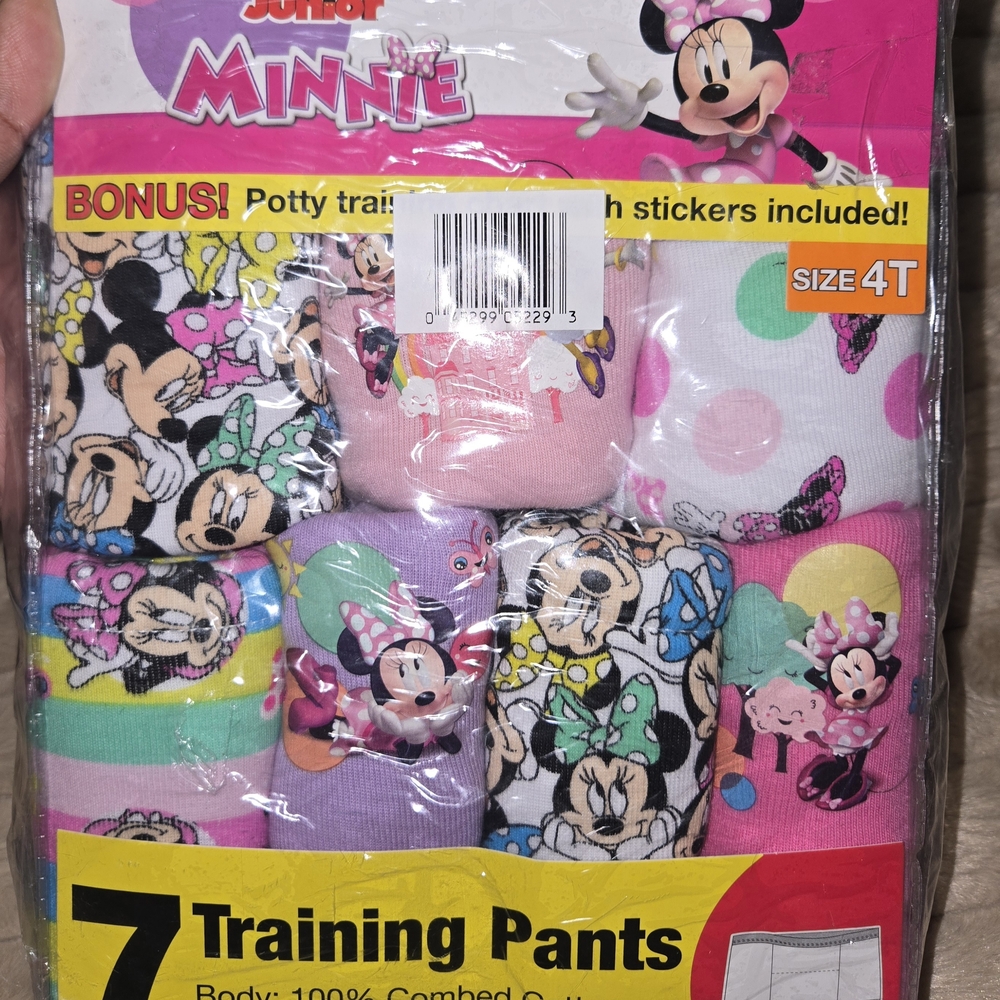 Disney Minnie Mouse Colorful Training Pants Set